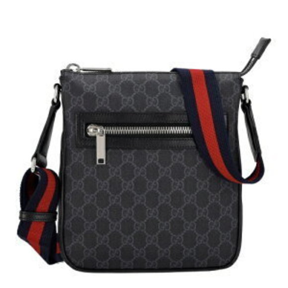 Gucci GG Black Messenger Bag FADJA - Picture 1 of 8
